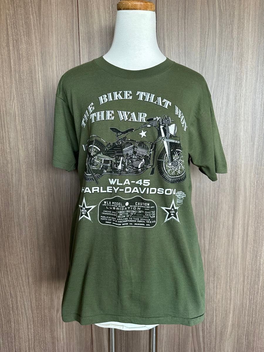 激レア1983年 USA製 ハーレーダビッドソン Tシャツ 白タグ(赤TM 激レア1983年 USA製 ハーレーダビッドソン Tシャツ 白タグ(赤TM