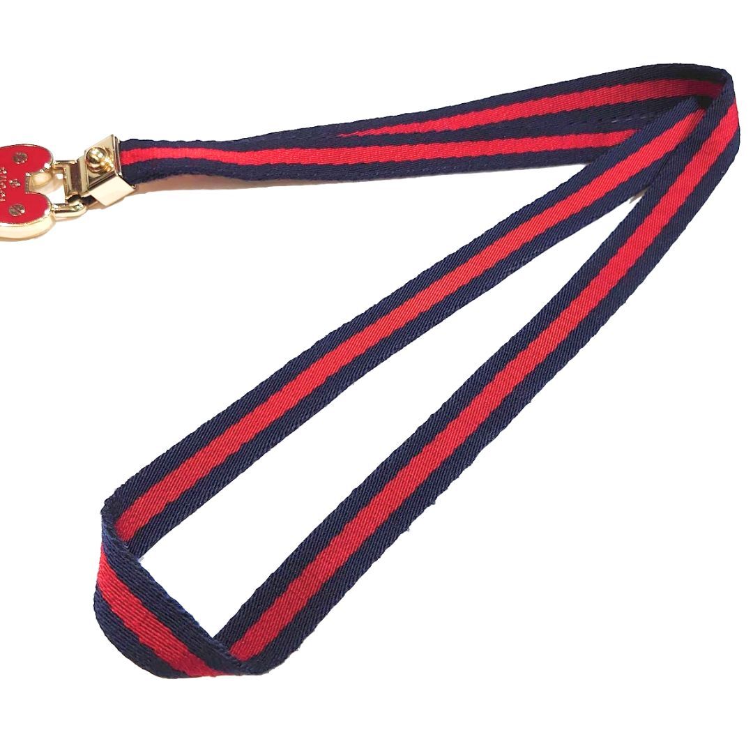 鑑定済】GUCCI グッチ ネックストラップ ネックホルダー ハート 鑑定済】GUCCI グッチ ネックストラップ ネックホルダー ハート