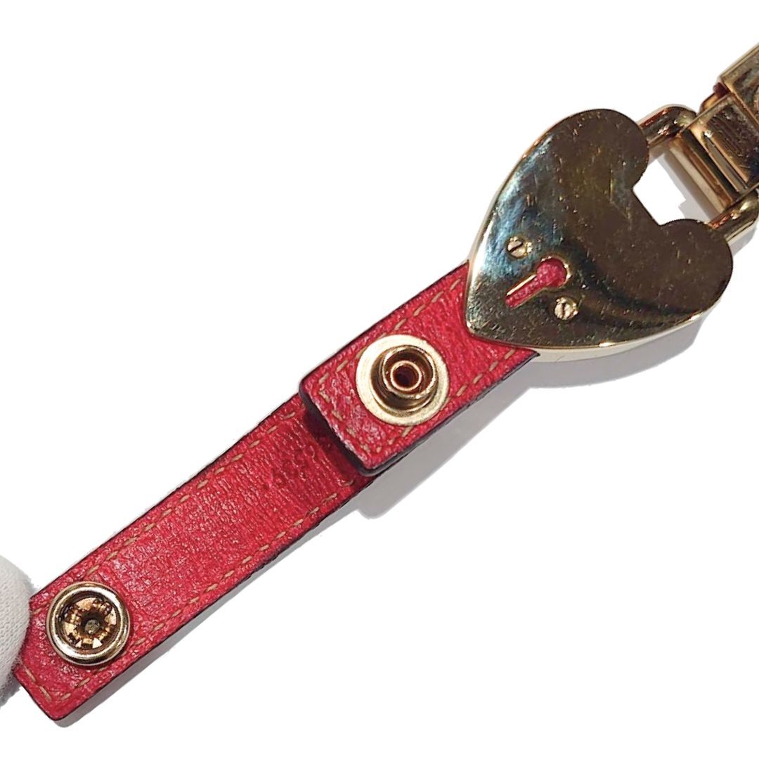 鑑定済】GUCCI グッチ ネックストラップ ネックホルダー ハート 鑑定済】GUCCI グッチ ネックストラップ ネックホルダー ハート
