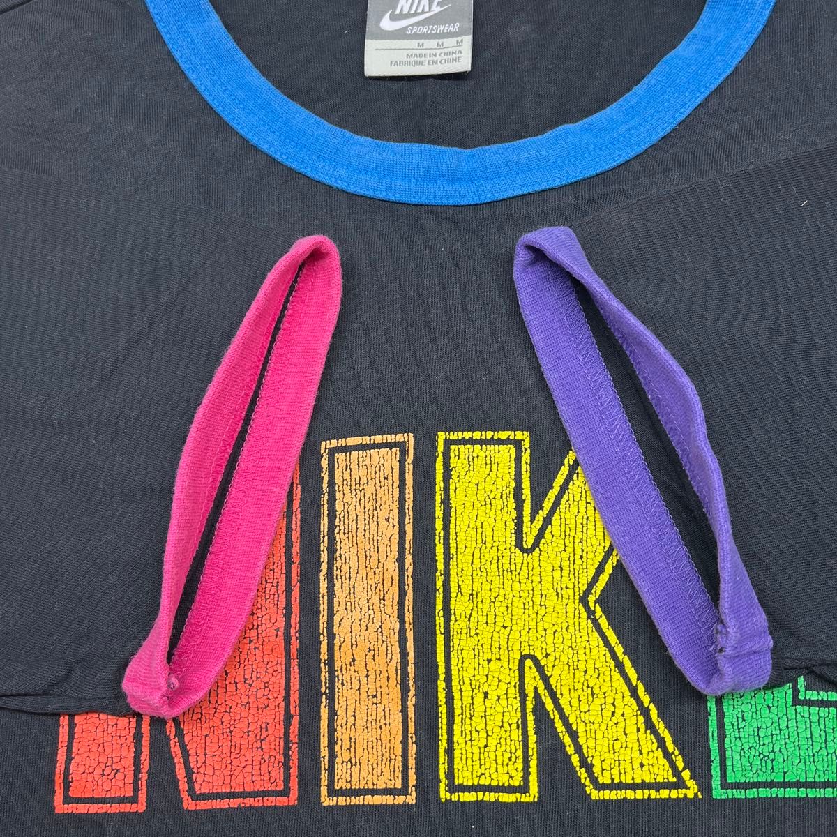 00s 銀タグ NIKE ナイキ かまぼこナイキ リンガーTシャツ M 00s 銀タグ NIKE ナイキ かまぼこナイキ リンガーTシャツ M