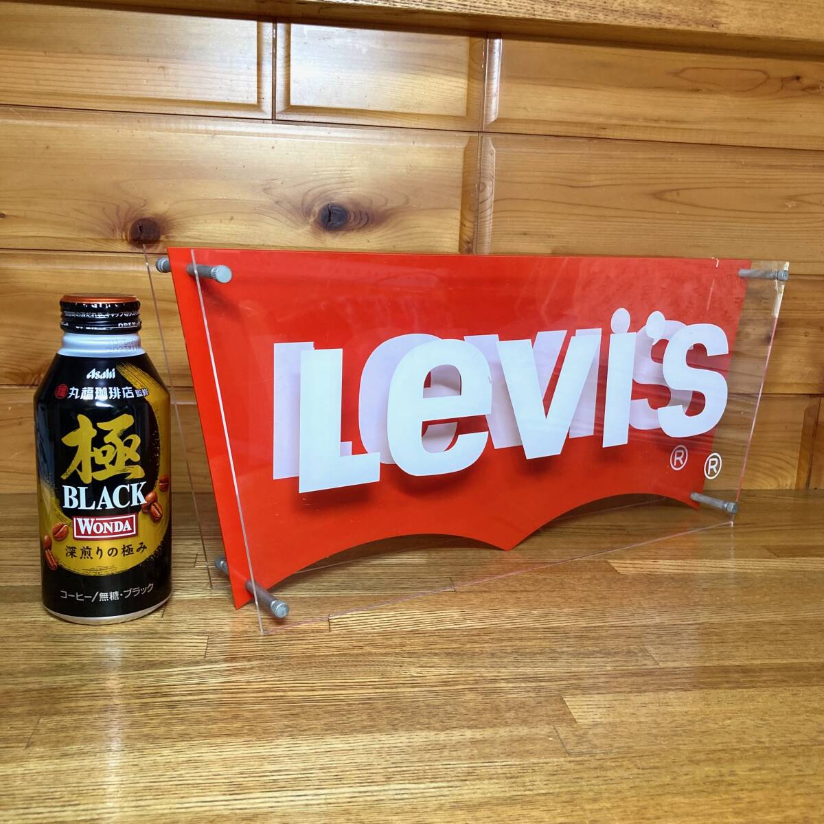 即決 送料無料 リーバイス アクリル製 立体 両面看板 非売品 即決 送料無料 リーバイス アクリル製 立体 両面看板 非売品