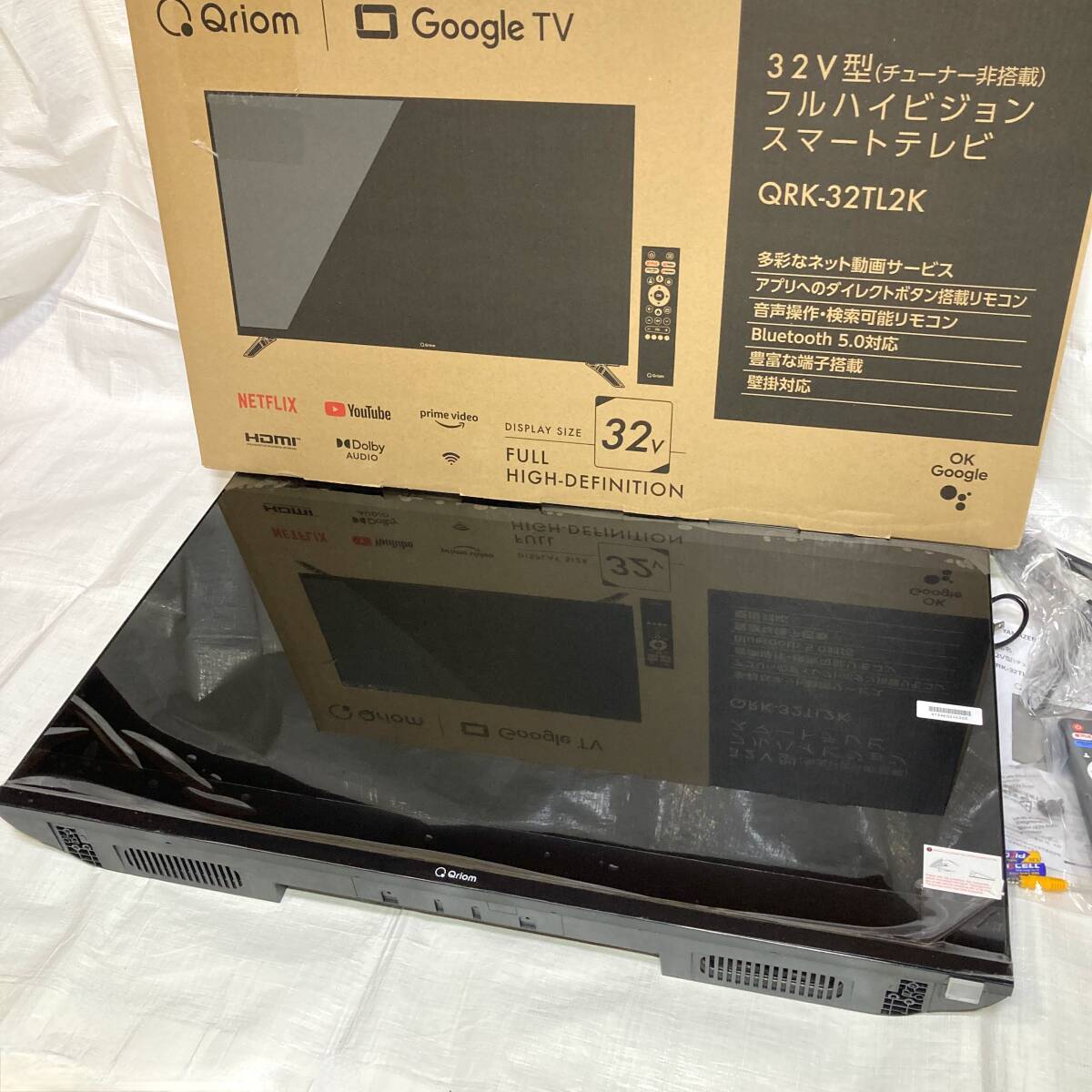 即決 送料無料 未使用 山善/YAMAZEN/Qriom/32V型(チューナー非 即決 送料無料 未使用 山善/YAMAZEN/Qriom/32V型(チューナー非
