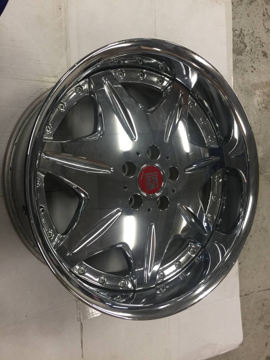 WORK ワーク LS207 中古ホイール 1本 19インチ 8.5J+14 PCD114.3 ハブ73.1