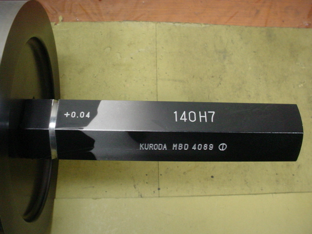 Φ140H7 栓ゲージ 中古品 1140 Φ140H7 栓ゲージ 中古品 1140