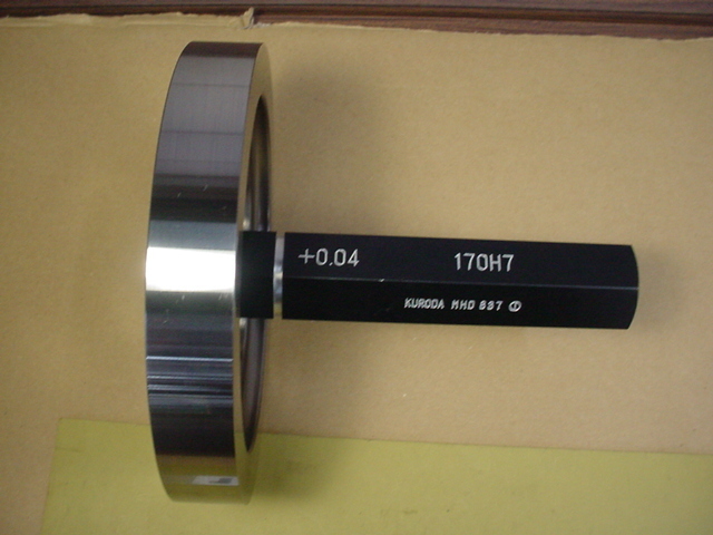 Φ170H7 栓ゲージ 中古品 1170 基準器、ゲージ Φ170H7 栓ゲージ 中古品 1170 基準器、ゲージ