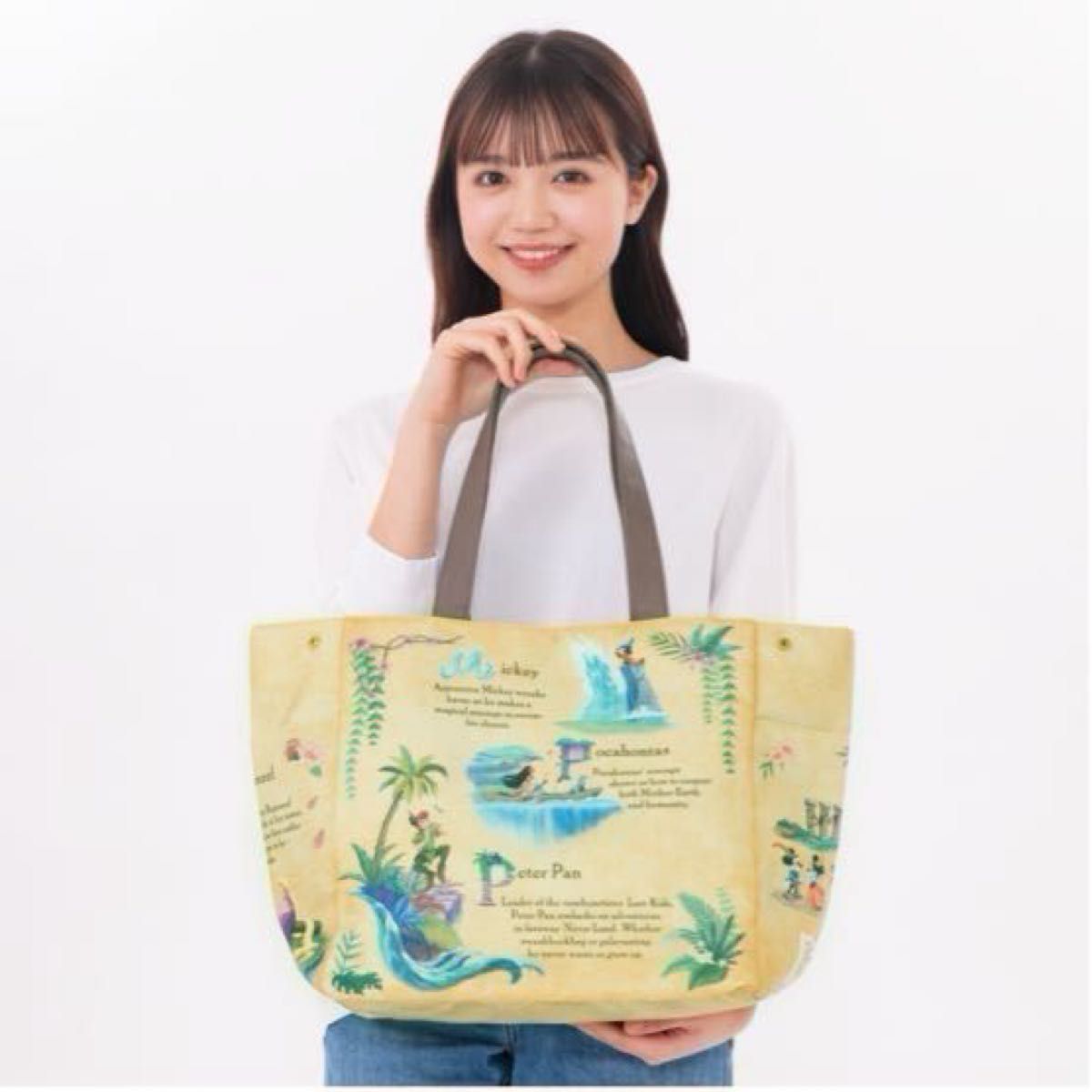 ディズニーシー限定 ファンタジースプリングス トートバッグ ディズニーシー限定 ファンタジースプリングス トートバッグ