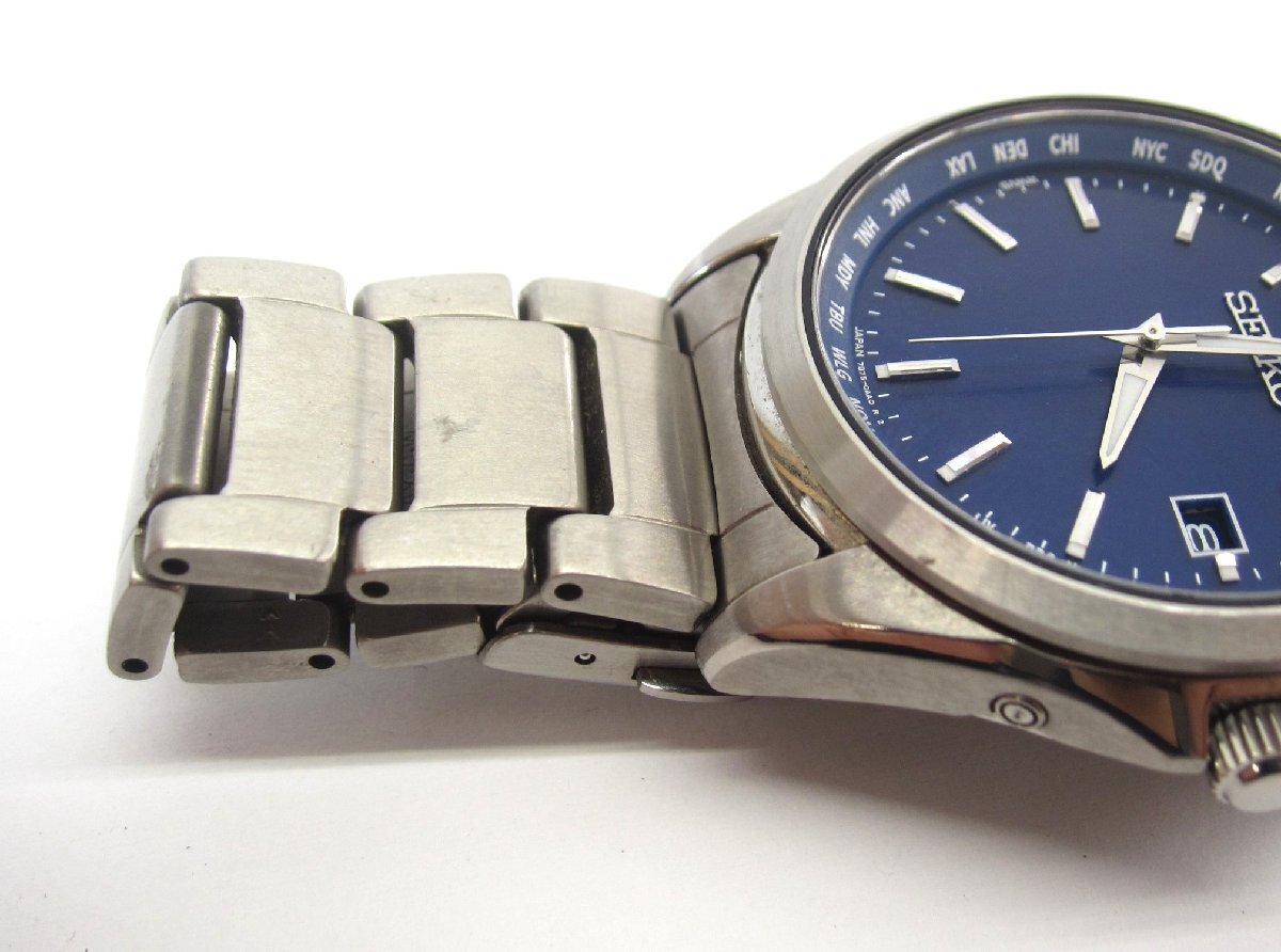 SEIKO セイコー 7B75-0AA0 ソーラー ウォッチ 腕時計 ∠UA11035 