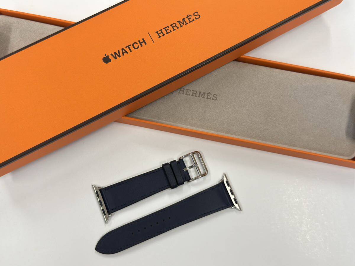 即決 ほぼ未使用 Apple Watch Hermes 41mm 40mm ネイビー 即決 ほぼ未使用 Apple Watch Hermes 41mm 40mm ネイビー