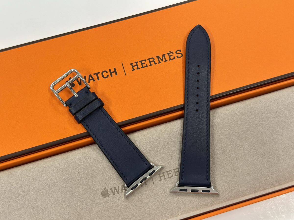 即決 ほぼ未使用 Apple Watch Hermes 41mm 40mm ネイビー 即決 ほぼ未使用 Apple Watch Hermes 41mm 40mm ネイビー