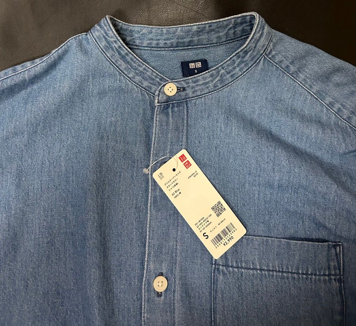 新品 UNIQLO ユニクロ メンズ 長袖デニムオーバーサイズスタンド 新品 UNIQLO ユニクロ メンズ 長袖デニムオーバーサイズスタンド
