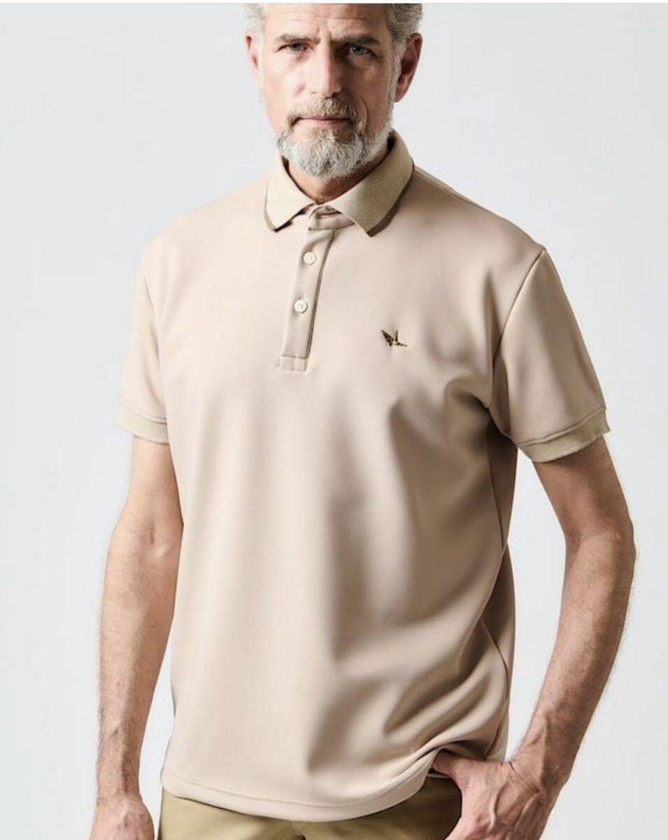 【未使用】1PIU1UGUALE3 GOLF ラインビッグポロ サイズ6 未使用】1PIU1UGUALE3 GOLF ラインビッグポロ サイズ6