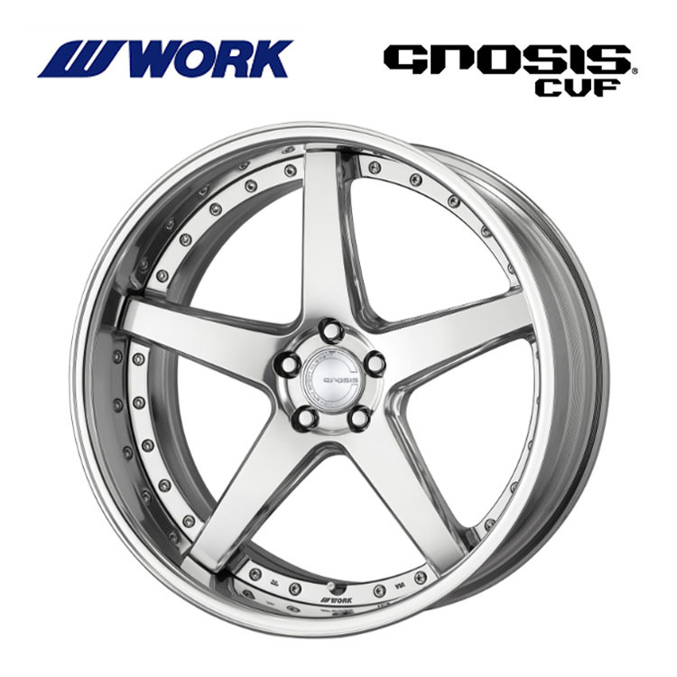 送料無料 ワーク GNOSIS CVF FULL REVERSE ミドルコンケイブ DEEP RIM Odisk 12J-20 -31~-53 5H-114.3 【4本セット 新品】