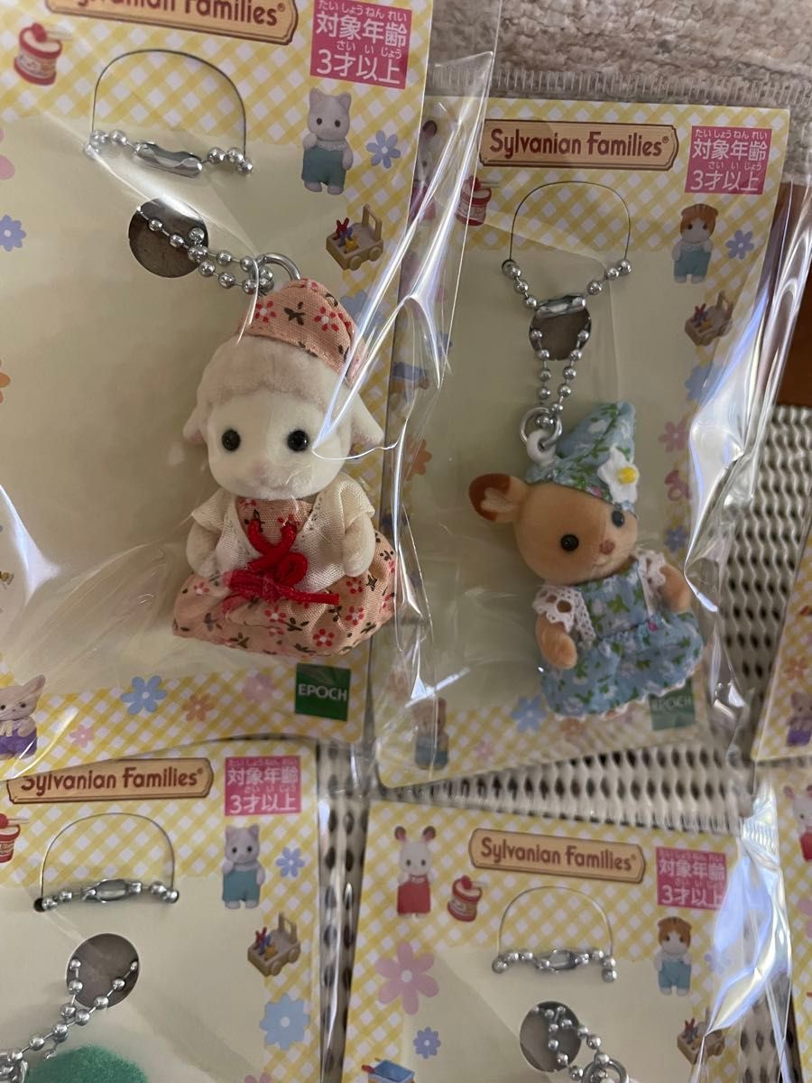 新品】赤ちゃんキーホルダー10種セット キーチェーン シルバニア 新品】赤ちゃんキーホルダー10種セット キーチェーン シルバニア