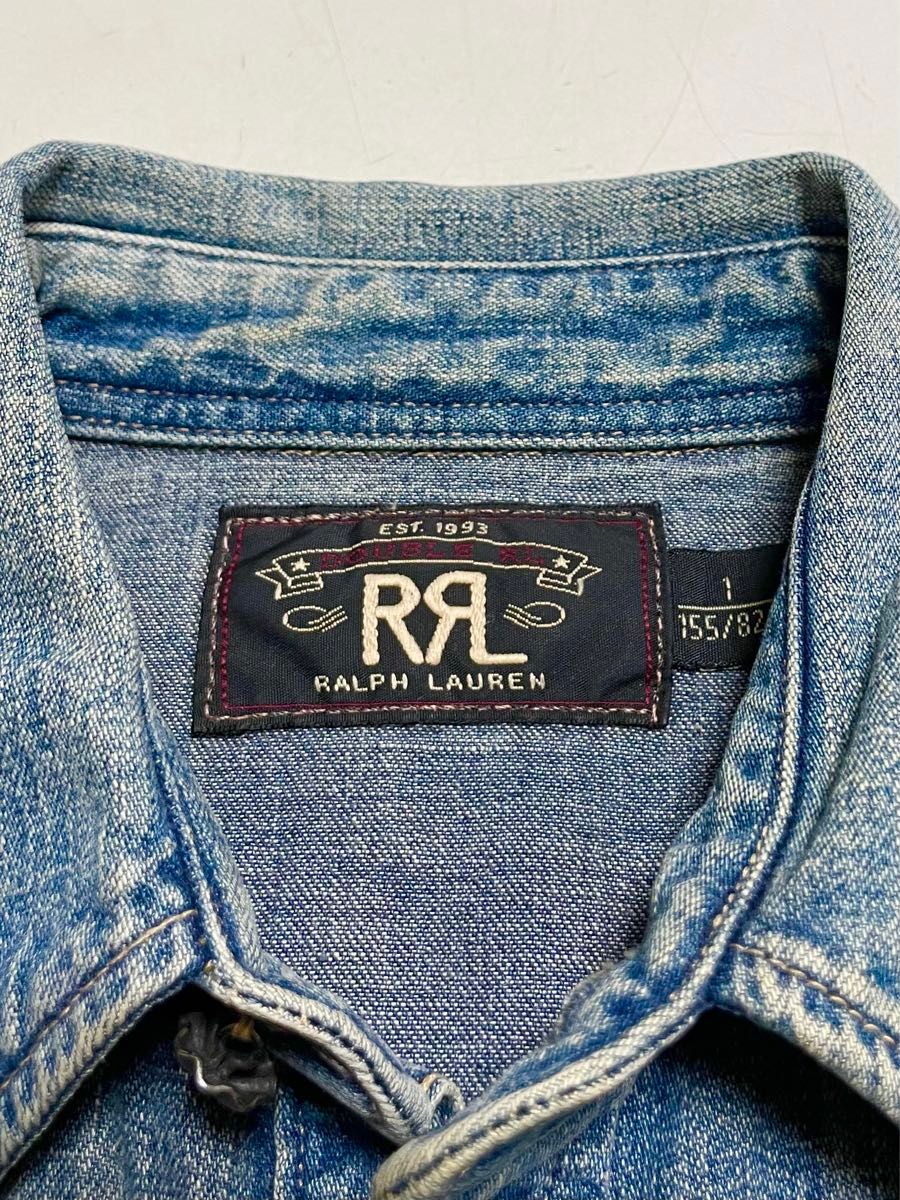 RRL レディース デニムウエスタンシャツ 1 ダブルアールエル RRL レディース デニムウエスタンシャツ 1 ダブルアールエル