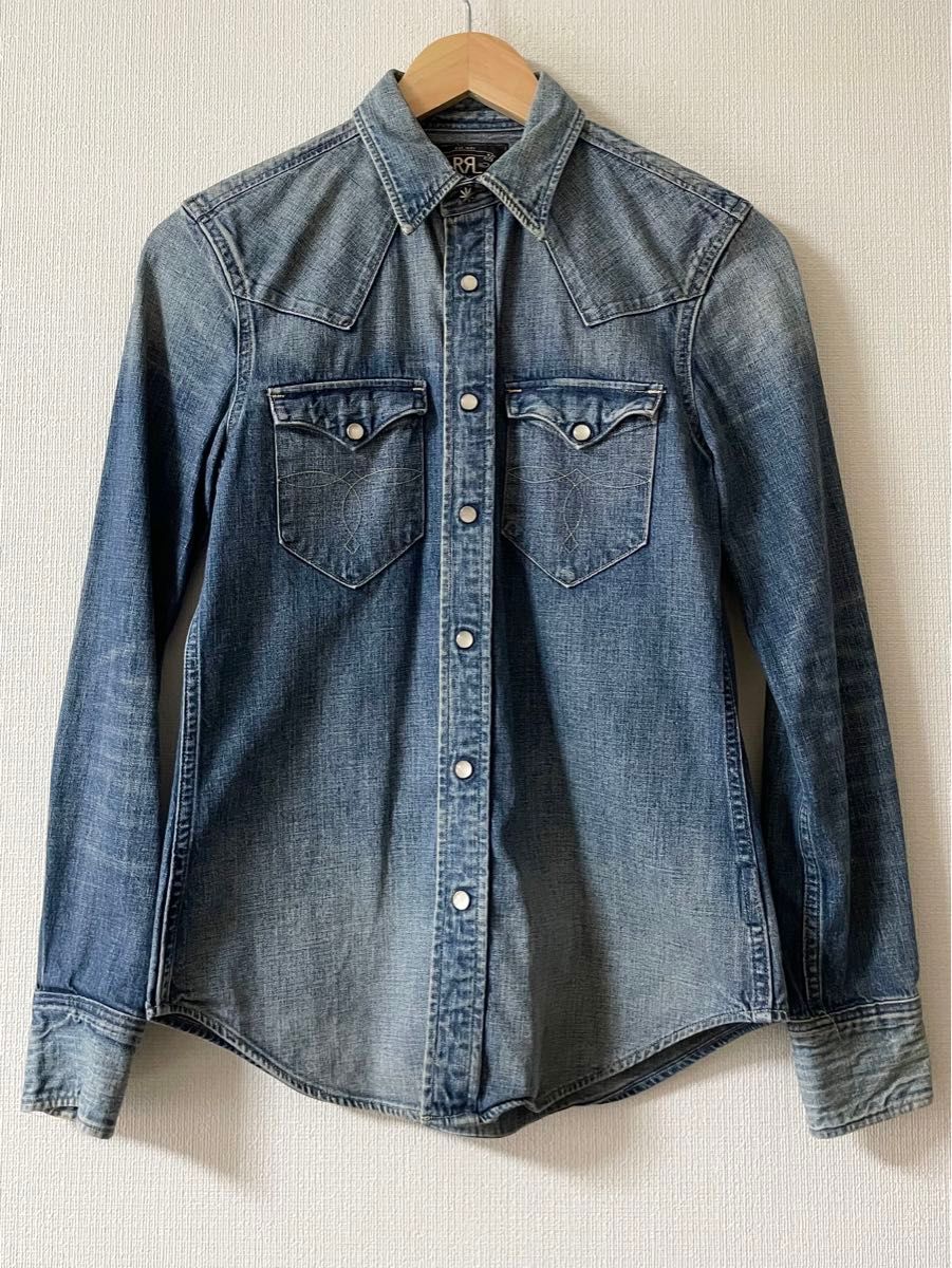 RRL レディース デニムウエスタンシャツ 1 ダブルアールエル RRL レディース デニムウエスタンシャツ 1 ダブルアールエル