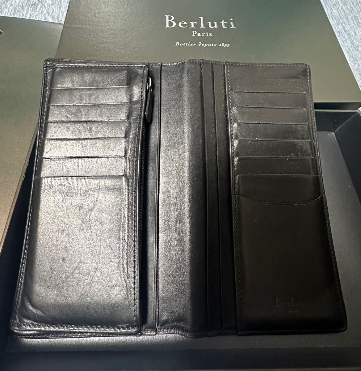Berluti ベルルッティ エベネ ロングウォレット 二つ折り Berluti ベルルッティ エベネ ロングウォレット 二つ折り