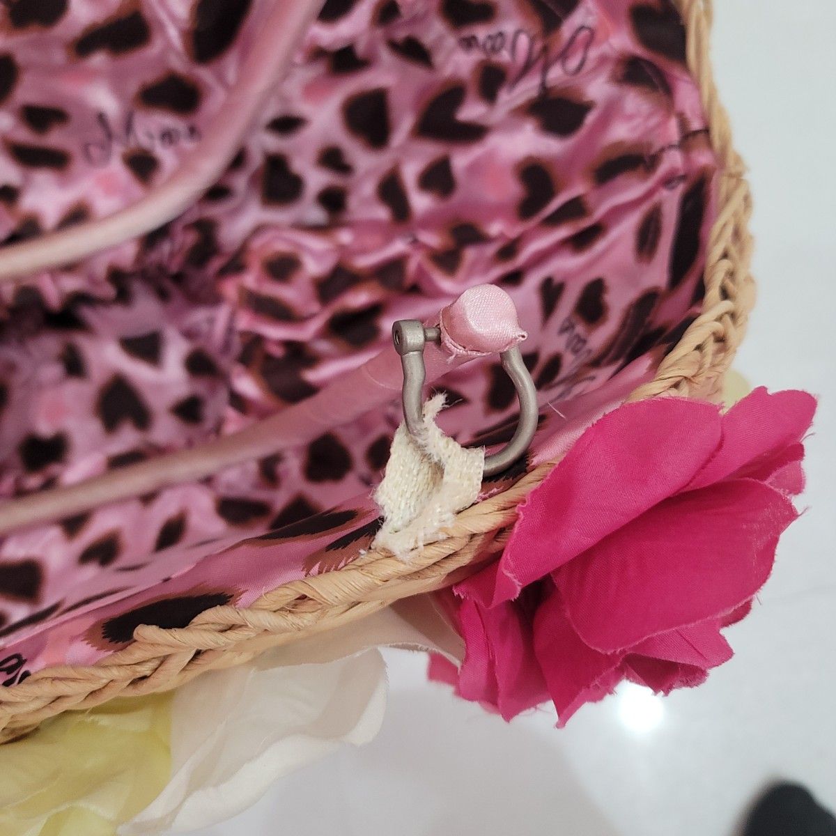 激レア MARS マーズ かごバッグ お花 ピンク ヒョウ柄|Yahoo 激レア MARS マーズ かごバッグ お花 ピンク ヒョウ柄|Yahoo