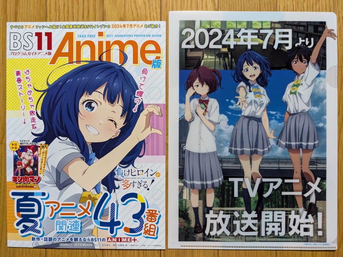 負けヒロインが多すぎる クリアファイル BSアニメガイド 負けヒロインが多すぎる クリアファイル BSアニメガイド