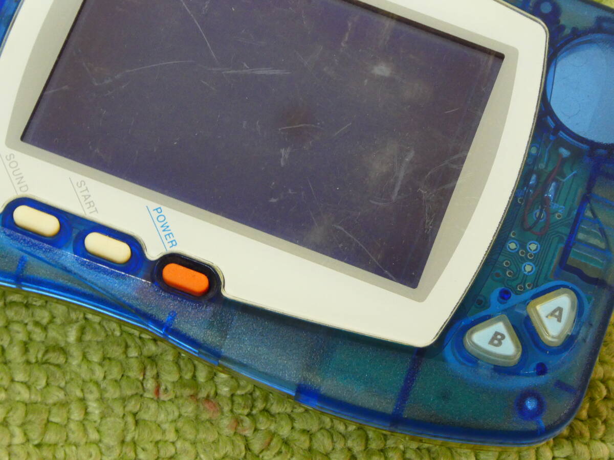 073-A85) junk WonderSwan color crystal blue ③