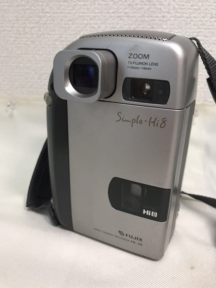 operation goods Simple-Hi8 FUJIX FS-30 video camera FUJIFILM operation goods Simple-Hi8 FUJIX FS-30 video camera FUJIFILM
