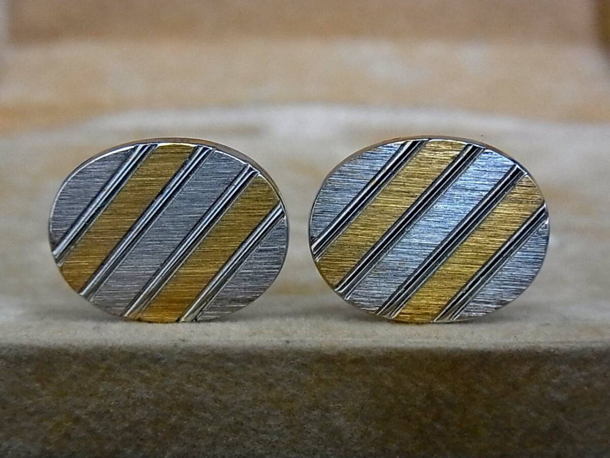 ◎№4549◎■USED并品■ニナリッチ【NINA RICCI】【シルバー?ゴールド】■カフス＆ネクタイピン セット?