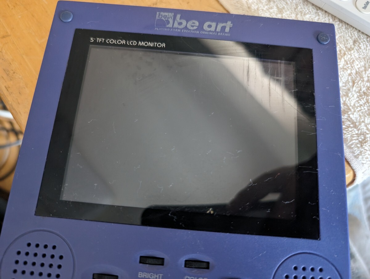 NGC用 5インチTFT液晶モニター be art パープル ゲームキューブ NGC用 5インチTFT液晶モニター be art パープル ゲームキューブ
