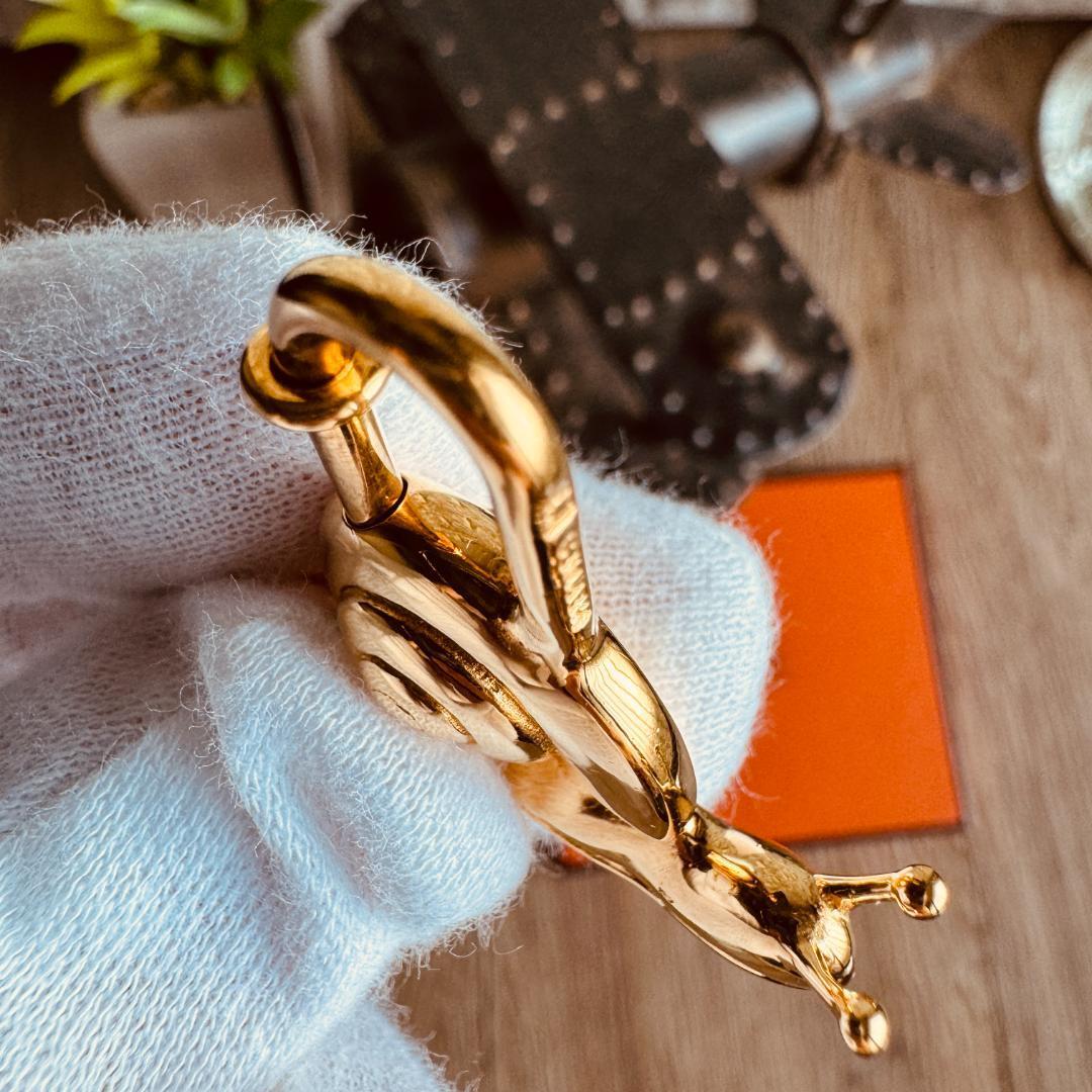 エルメス HERMES 希少 カデナ 1995年限定 かたつむり カタツムリ エルメス HERMES 希少 カデナ 1995年限定 かたつむり カタツムリ