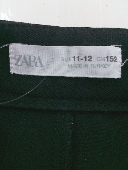 ◇ ZARA ザラ キッズ 子供服 ストレッチ パンツ サイズ11-12 152cm ブラック レディース P_画像3