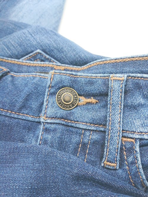 ◇ GUESS ゲス ストレッチ フレア ジーンズ デニム パンツ サイズUS 24 EU 52 MEX 24 インディゴ レディース P