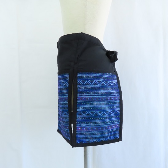 = new goods =mon group Mini apron = Garcon Cafe apron mountains race race embroidery ethnic Asian stylish =AJ025