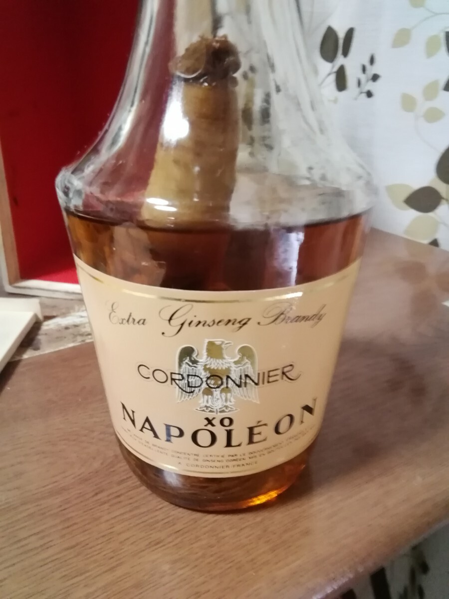 未開栓古酒 CORDONNIER XO NAPOLEON 高麗人参酒 ブランデー 未開栓古酒 CORDONNIER XO NAPOLEON 高麗人参酒 ブランデー