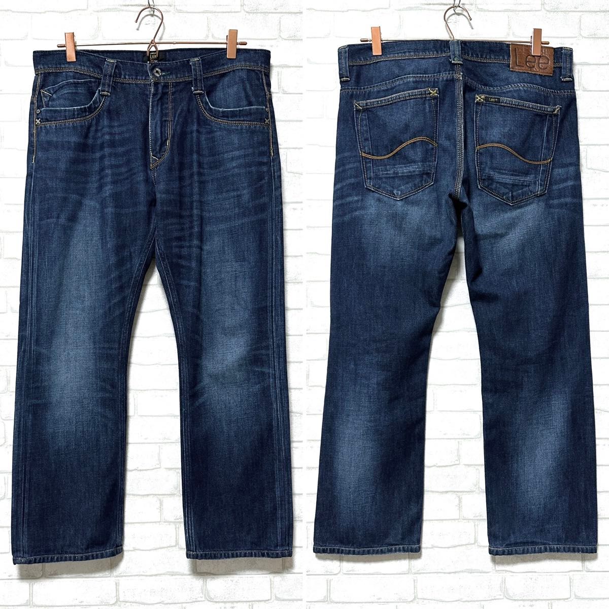 Lee X-Line リー エックスライン デニムパンツ レザーパッチ Lee X-Line リー エックスライン デニムパンツ レザーパッチ