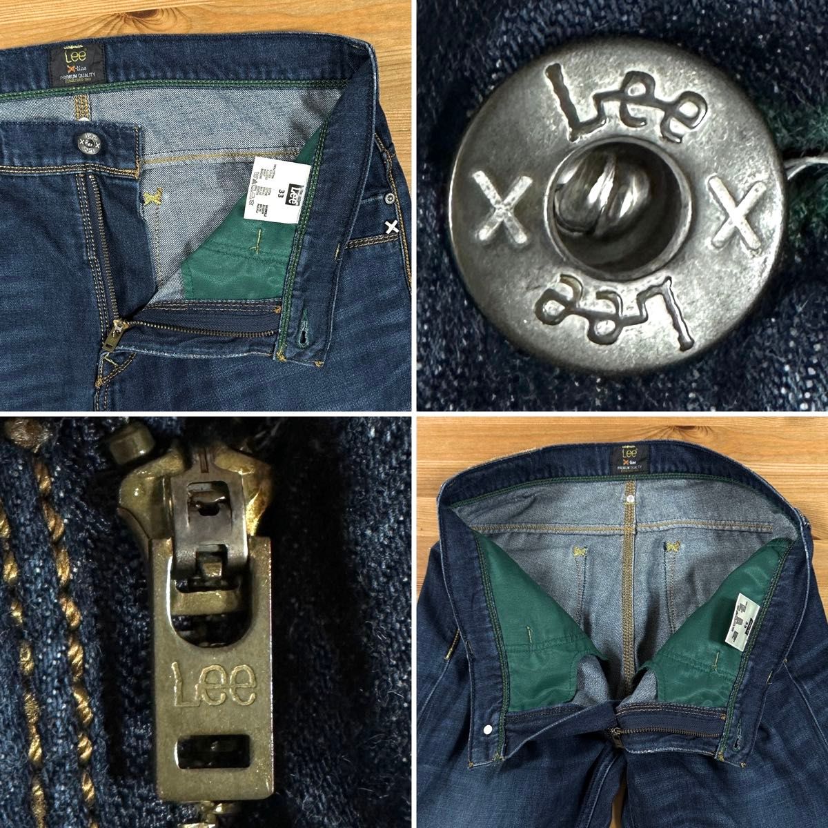 Lee X-Line リー エックスライン デニムパンツ レザーパッチ Lee X-Line リー エックスライン デニムパンツ レザーパッチ