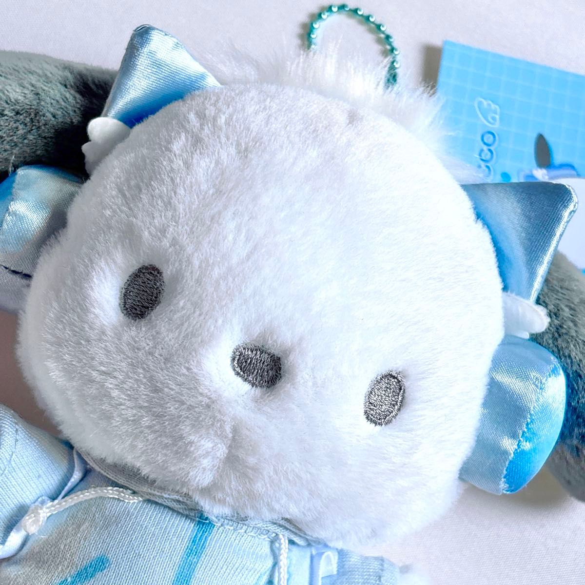 水色デイズ ポチャッコ マスコットホルダー ぬいぐるみキー 水色デイズ ポチャッコ マスコットホルダー ぬいぐるみキー