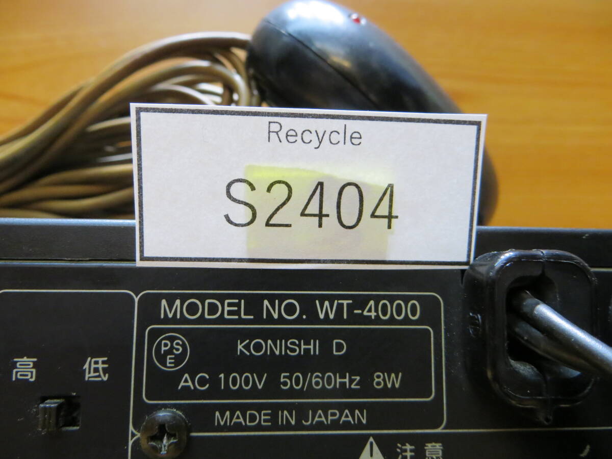 *S2404* BMB★WT4000＋ＷＭ600 /MC-330　赤外線方式ワイヤレスマイクセット動作確認済み品中古#*_画像8