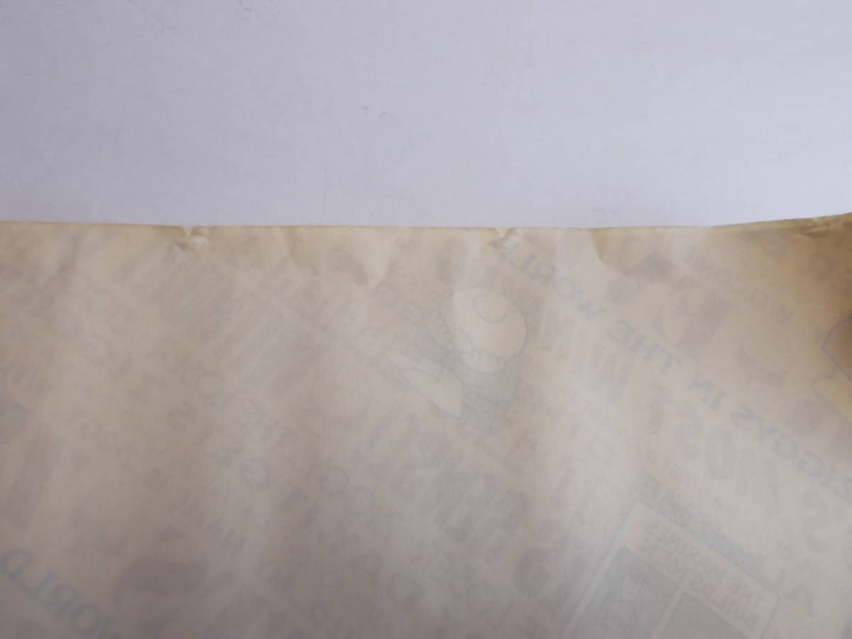 学研VictoriaFancy ZIGGY ジギー ミニ包装紙（ブラウン・2枚入り）3本セット 未使用デッドストック品 昭和レトロ 1970～80年代_画像6