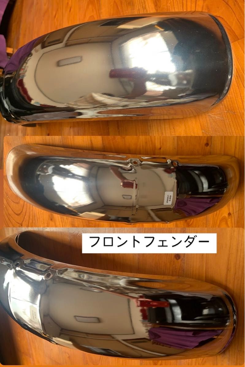 インド版GB350 CB350純正品 フロント リヤ メッキフェンダー インド版GB350 CB350純正品 フロント リヤ メッキフェンダー