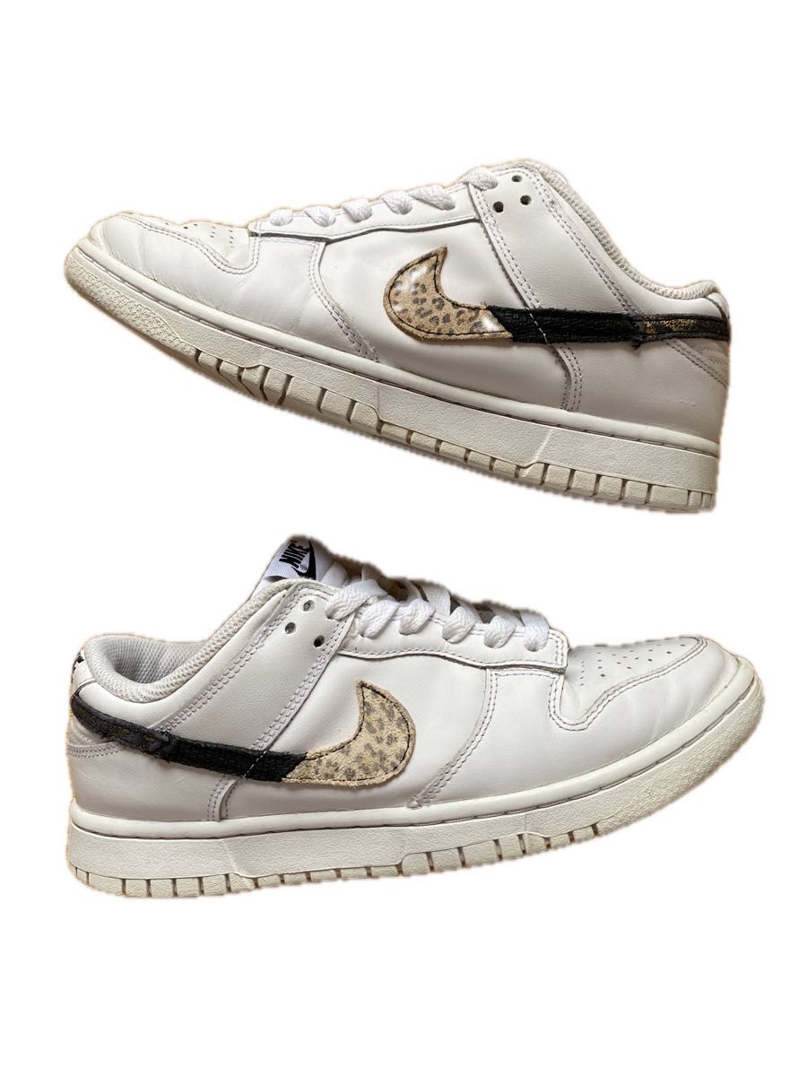 NIKE WMNS DUNK LOW SE white/multi-color-white サイズ 25 0cm NIKE WMNS DUNK LOW SE white/multi-color-white サイズ 25 0cm