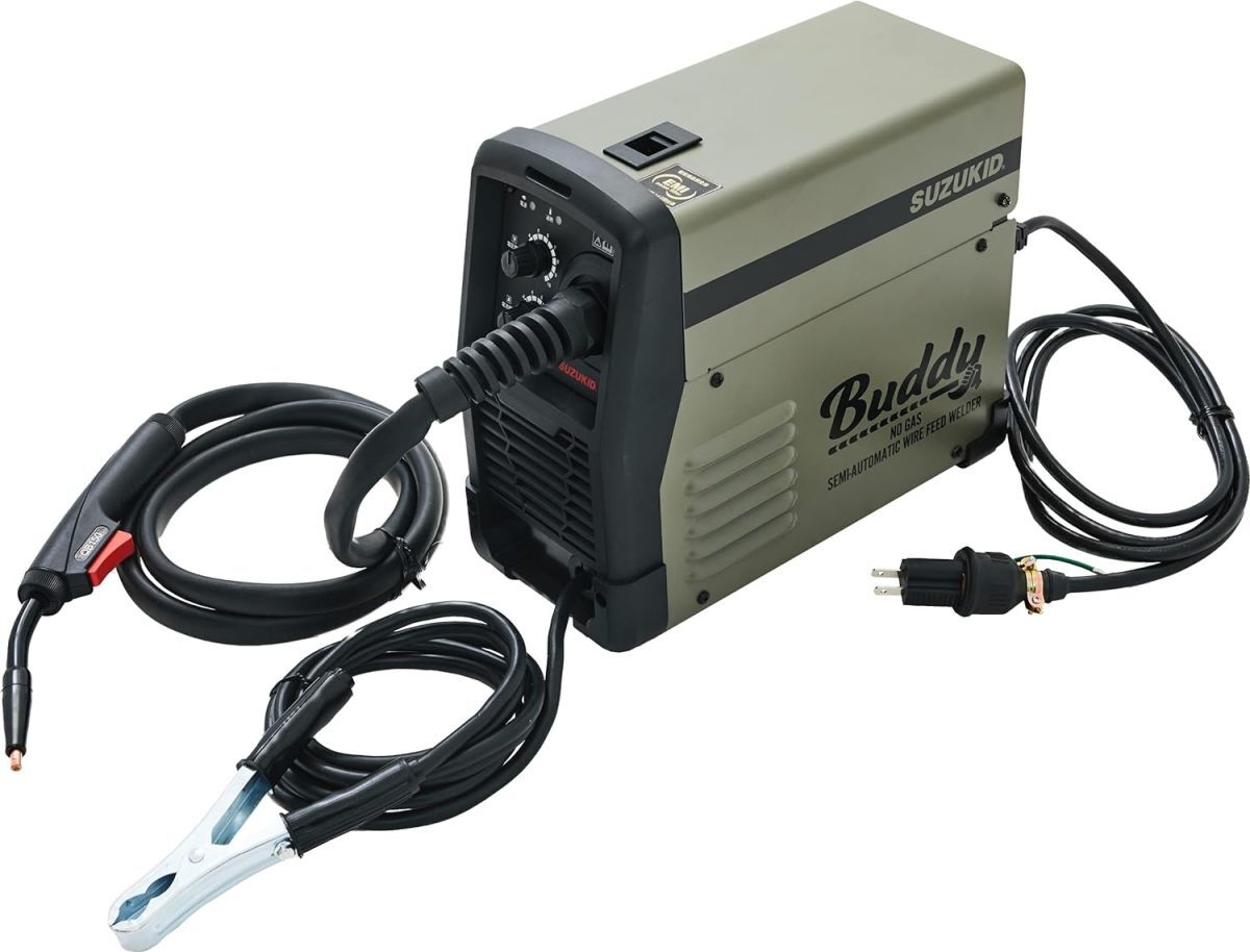 【新品送料無料】 スター電器製造(SUZUKID)【オンラインストア限定モデル】インバータノンガス半自動溶接機 Buddy80 モスグリーン SBD-80MG