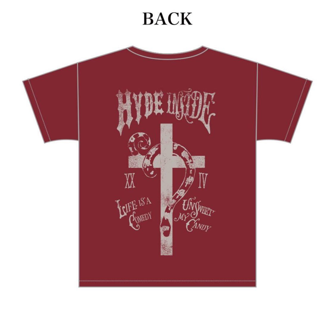 レア HYDE INSIDE LIVE 2024 BEAUTY & THE BEAST 限定 Tシャツ L レア HYDE INSIDE LIVE 2024 BEAUTY & THE BEAST 限定 Tシャツ L