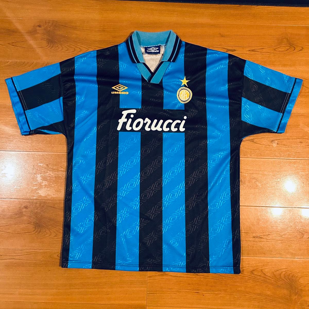 94/95 UMBRO インテル ユニフォーム ゲームシャツ 90s ホーム 94/95 UMBRO インテル ユニフォーム ゲームシャツ 90s ホーム