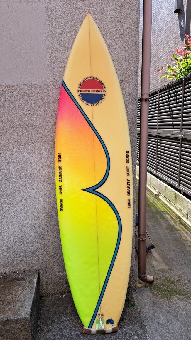 5250円 サーフボード、PACIFIC PRINCESS、実寸187㎝ 初級~中級 5250円 サーフボード、PACIFIC PRINCESS、実寸187㎝ 初級~中級