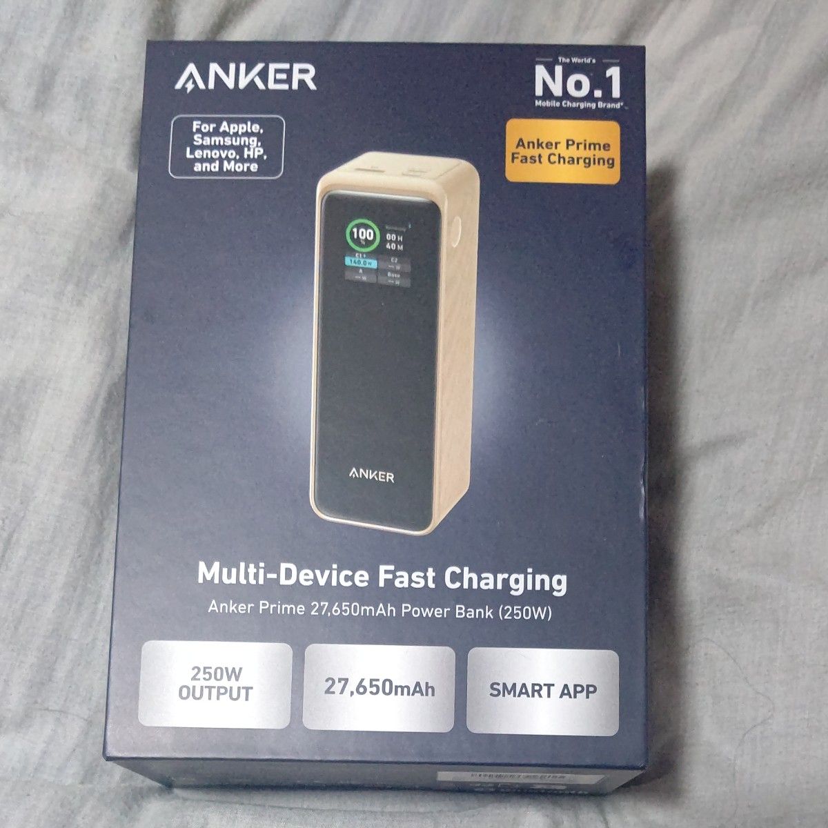Anker Prime 27650mAh Power Bank(250W) アンカー 超大容量 Anker Prime 27650mAh Power Bank(250W) アンカー 超大容量