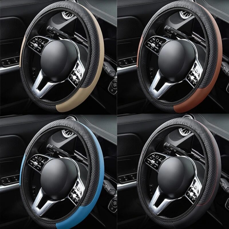 ハンドルカバー ステアリングカバー コペン L880K ダイハツ PUレザー 選べる5色 SEAMETAL_画像2