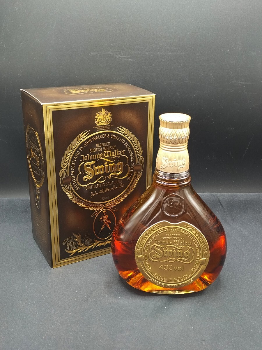 未開栓/古酒》ジョニーウォーカー SWING スウィング 750ml 43 未開栓/古酒》ジョニーウォーカー SWING スウィング 750ml 43
