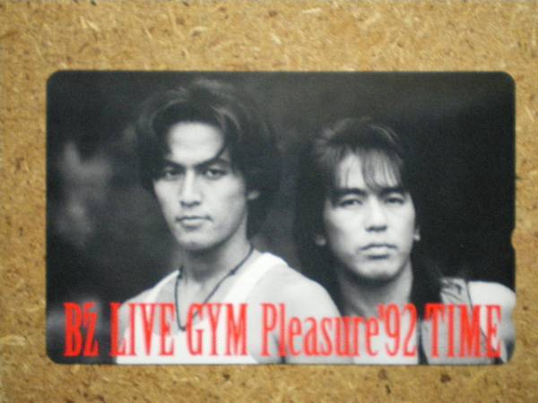 bz・B'z LIVE GYM Pleasure'92 TIME テレカ