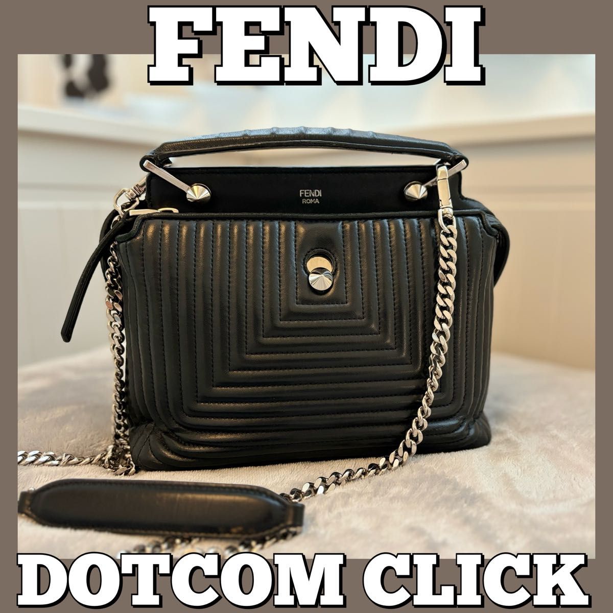 FENDI/フェンディ/ハンドバッグ/ショルダー/ドットコムクリック FENDI/フェンディ/ハンドバッグ/ショルダー/ドットコムクリック