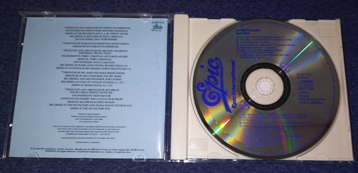 ヤフオク 中古ｃｄ ジェニファー ラッシュ パッション