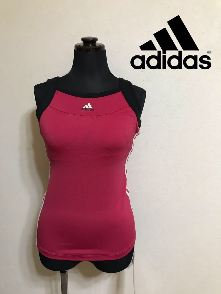 【新品】 adidas climacool ACTIVE TANKTOP アディダス クライマクール アクティブ レディース タンクトップ サイズS フィットネス ヨガ_画像1