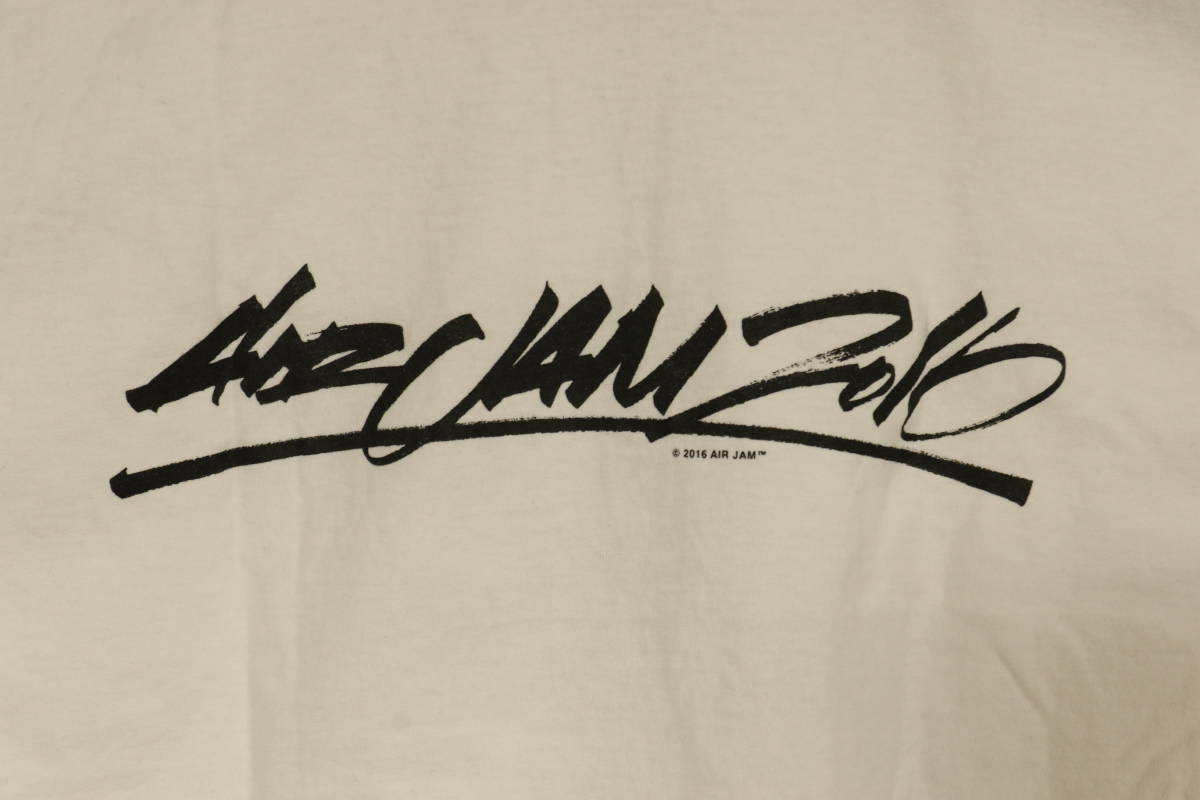 一度着用 AIR JAM 2016 XLARGE Tシャツ 白 Mサイズ Hi-STANDARD ハイスタ Ken yokoyama グッズ MAN WITH A MISSION マンウィズ X-LARGE_画像5